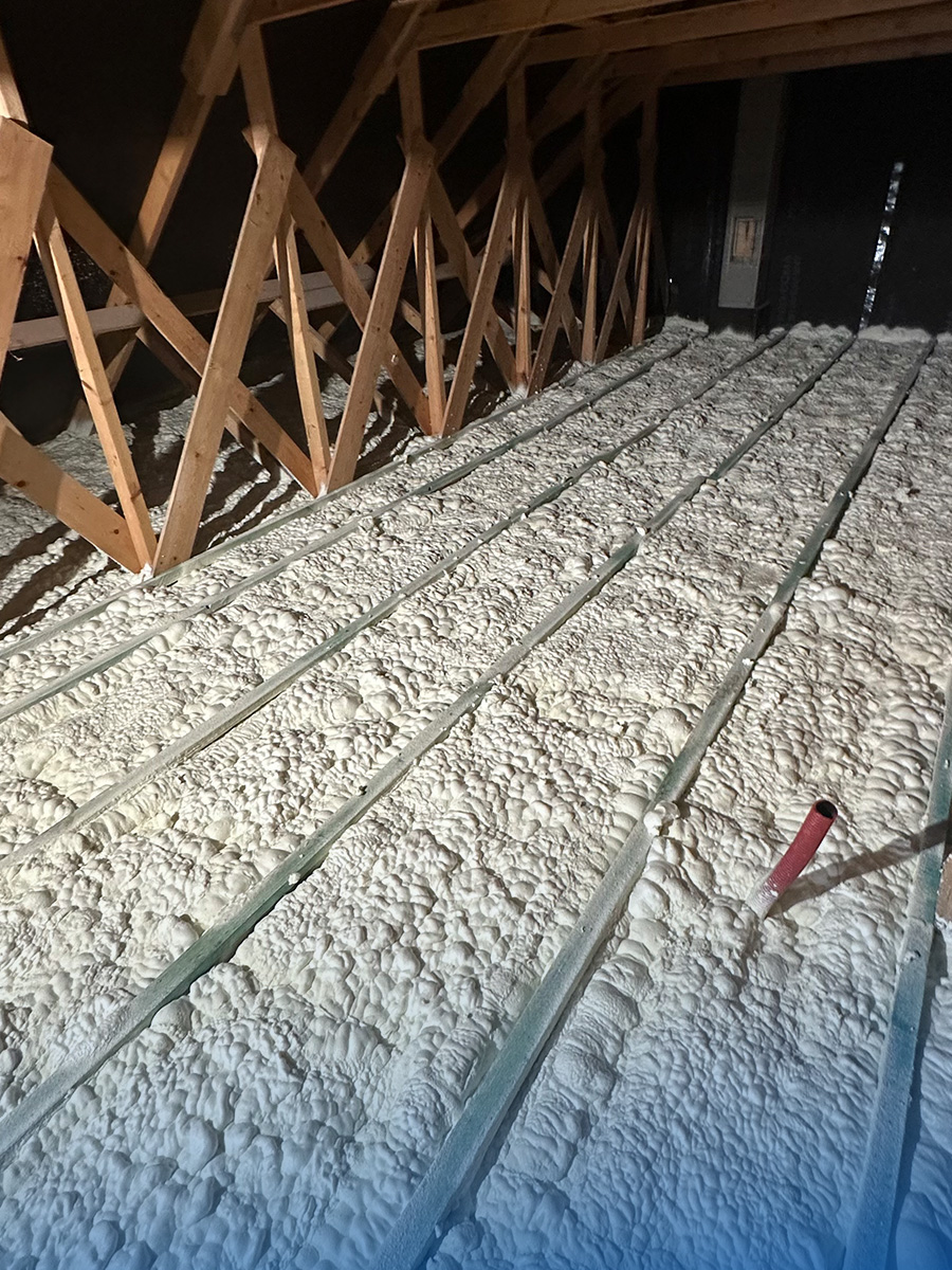 Zateplení podkroví rodinného domu